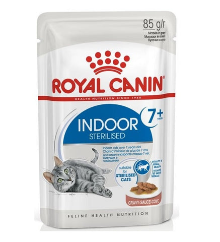 Royal Canin Indoor Sterilised 7+ In Gravy Cat Wet Food