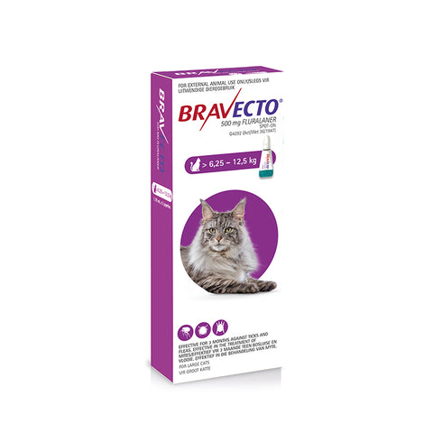 Bravecto Spot-On 1.79ml (>6.25-12.5kg)