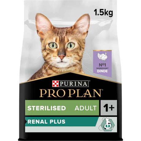 PURINA Pro Plan Sterilised Optirenal Turkey Adult Dry Cat Food