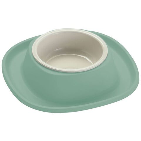 Georplast Soft Touch Plastic Single Bowl Small Green