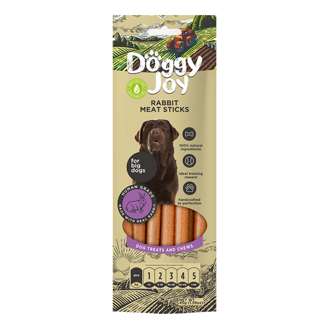 Doggy Joy Rabbit Meat Sticks Dog Treats 45g