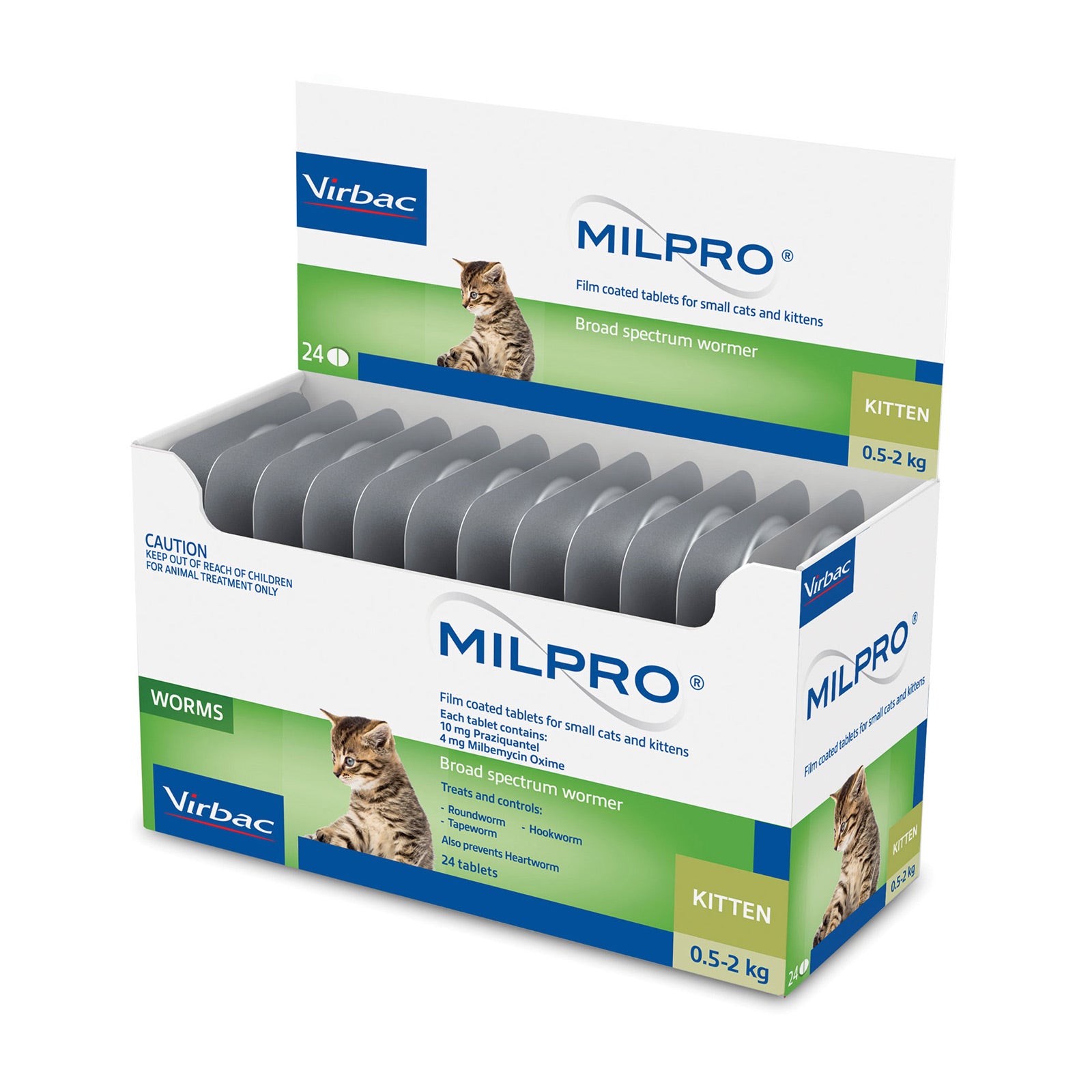 Milpro 4mg/10mg Deworming for Kittens (Per Tablet)