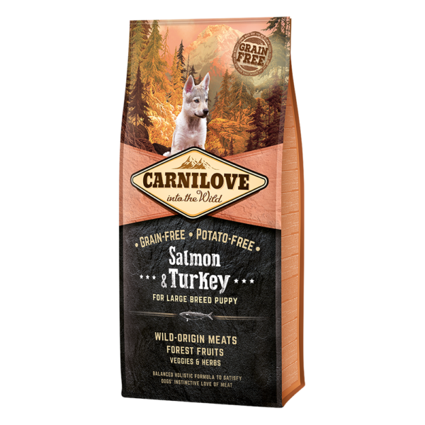 Carnilove Salmon & Turkey For Large Breed Puppies