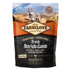 Carnilove Fresh Ostrich & Lamb for Small Breed Adult Dog Dry Food