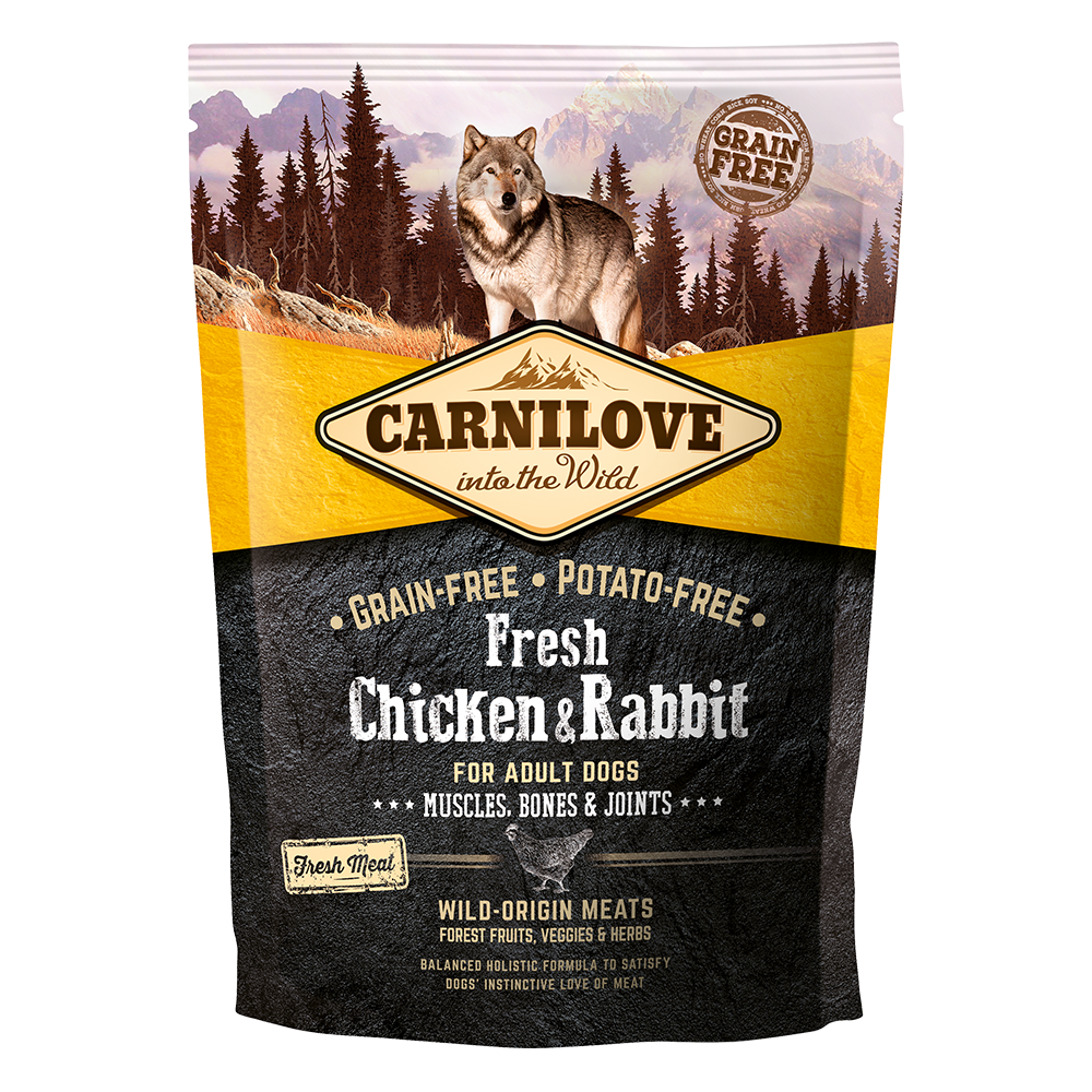 Carnilove Fresh Chicken & Rabbit for Adult Dog Dry Food