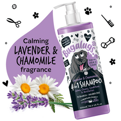 Bugalugs 4 In 1 Lavender & Chamomile Dog Shampoo 500ml