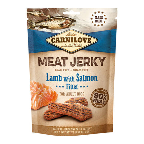 Carnilove Jerky Snack Lamb With Salmon Fillet Treats for Dogs