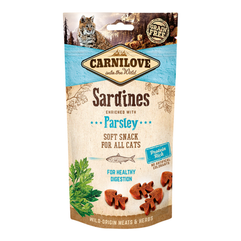 Carnilove Sardine Enriched With Parsley Soft Snack For Cats