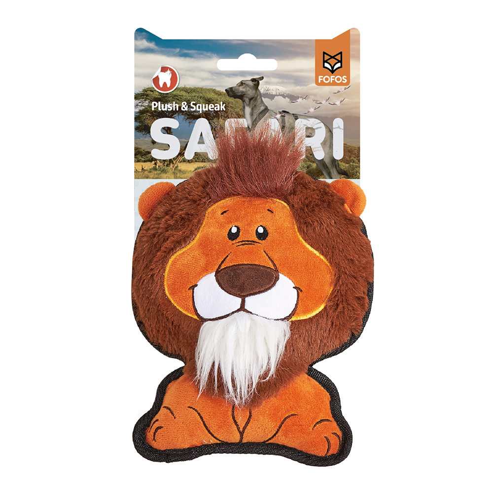 FOFOS Safari Line Lion Dog Toy