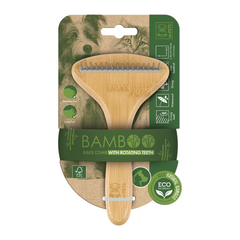 M-PETS Bamboo Rake Comb 16 Teeth for Dogs