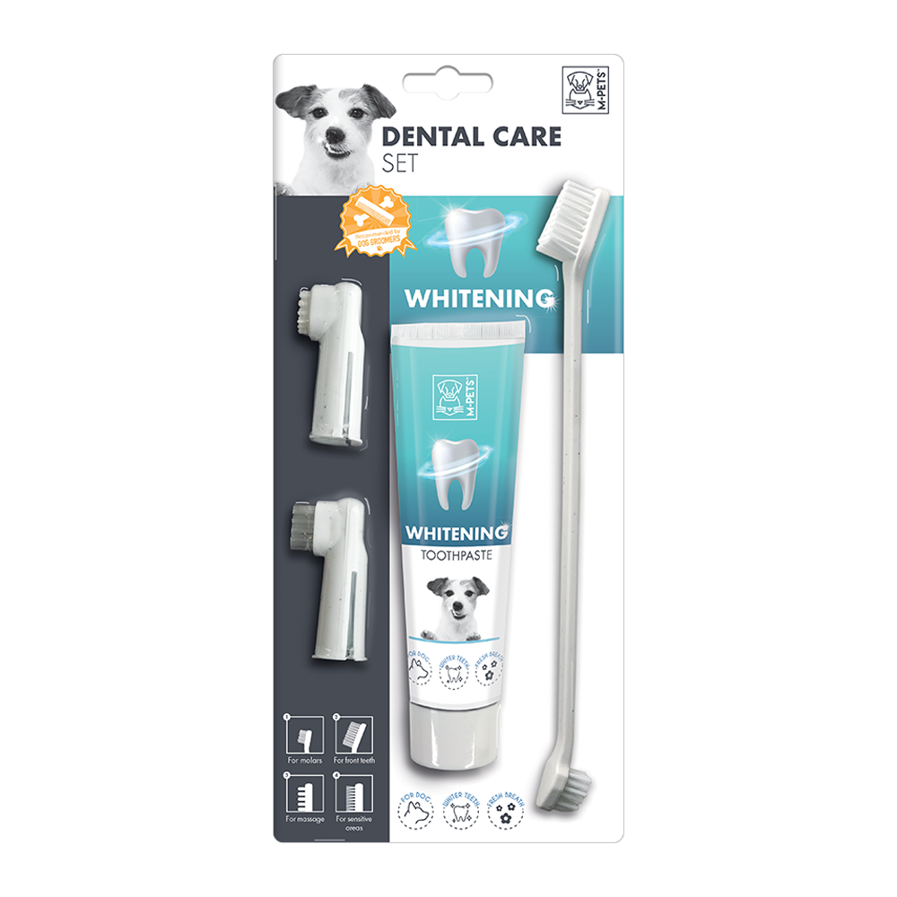 M-PETS Dental Care Set Whitening Toothpaste Kit