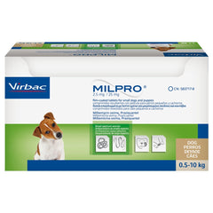 Milpro 2.5 mg/25 mg Deworming for Puppies & S dog (Per Tablet)