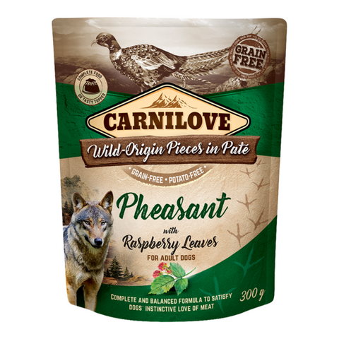 Carnilove Pheasant With Raspberry Leaves For Adult Dogs