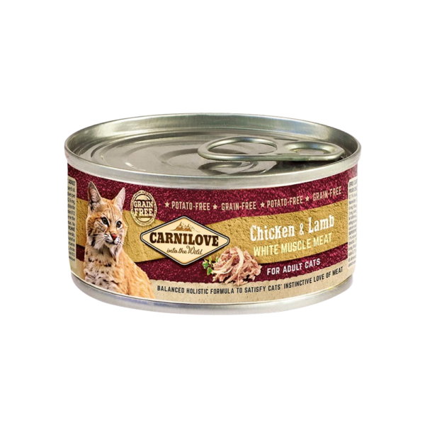 Carnilove Chicken & Lamb For Adult Cats Wet Food Cans