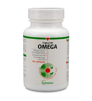 Vetoquinol Tri-Omega Supplement For Cats & Small Dogs