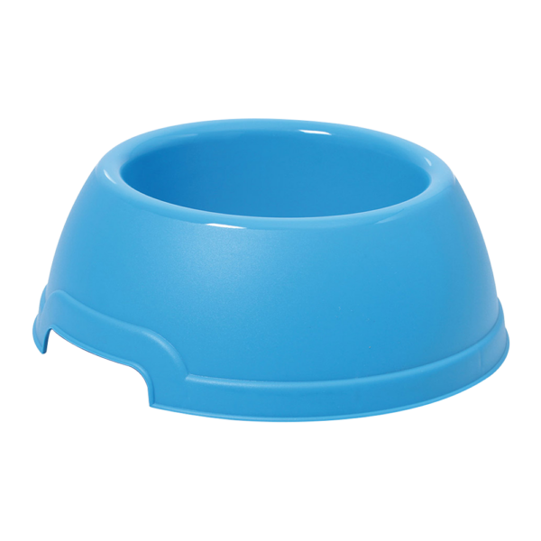 Georplast Lucky Plastic Antislip Pet Bowl M Blue