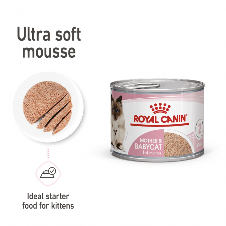 Mother and Babycat Mousse 195g