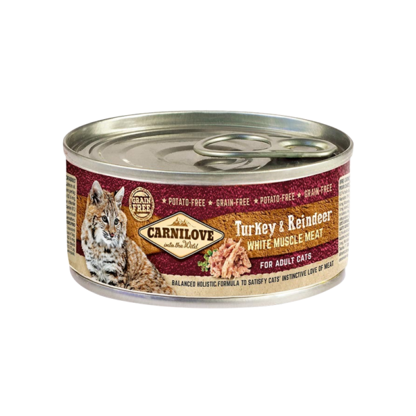 Carnilove Turkey & Reindeer For Adult Cats (Wet Food Cans)