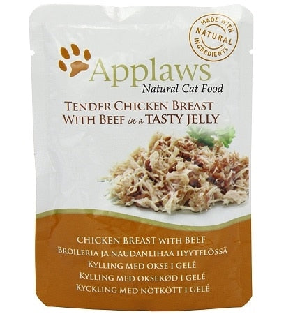 Applaws Chicken Breast with Beef in Jelly Wet Cat Food