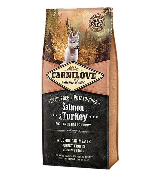 Carnilove Salmon & Turkey for Puppies Dry Food