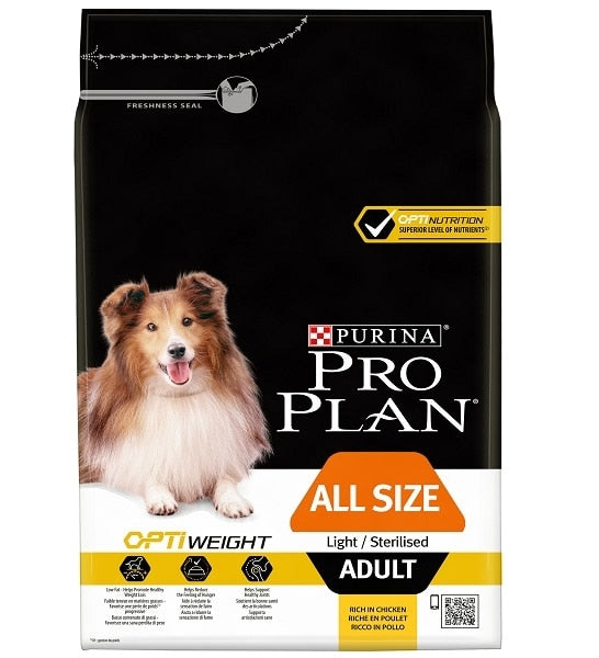 PURINA Pro Plan Light -Sterilised with Optiweight Chicken Adult Dry Dog Food