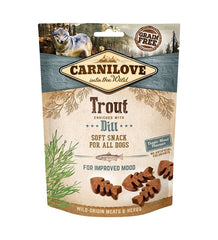 Carnilove Trout Enriched with Dill Soft Snack Dog Treats