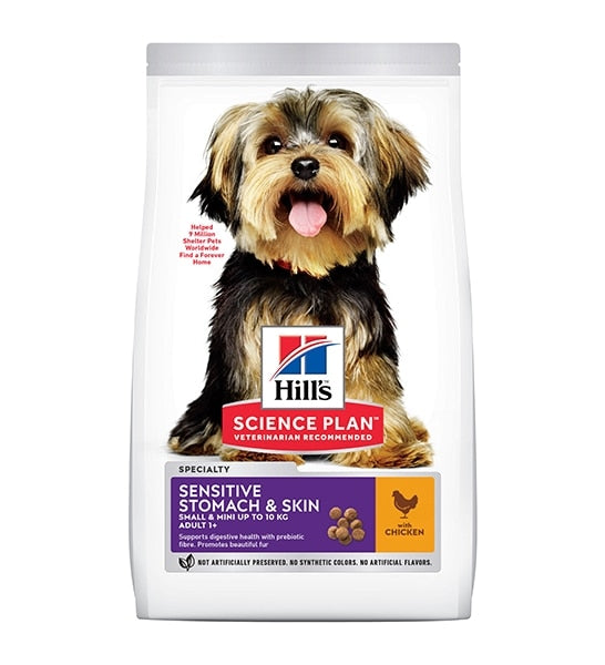 Hill's Science Plan Sensitive Stomach & Skin Small & Mini Adult Dog Food with Chicken