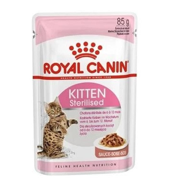 Royal Canin Kitten Sterilised In Gravy Wet Food