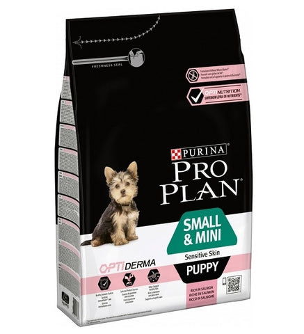 PURINA Pro Plan Optiderma with Salmon Small & Mini Sensitive Skin Puppy Dry Food