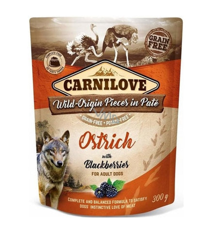Carnilove Ostrich with Blackberries for Adult Dogs