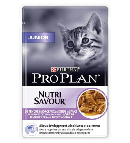 PURINA Pro Plan Nutri Savour Junior Turkey Kitten Wet Food