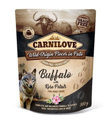 Carnilove Buffalo With Rose Blossom For Adult Dog Wet Food