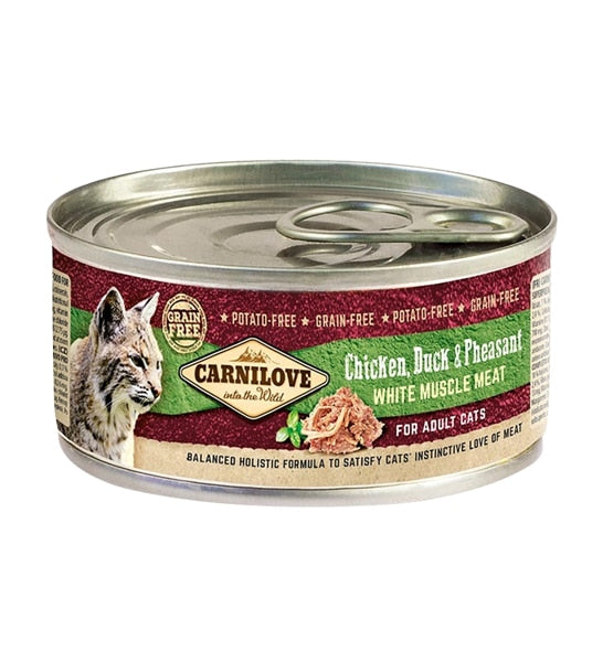 Carnilove Chicken, Duck & Pheasant for Adult Cat Wet Food